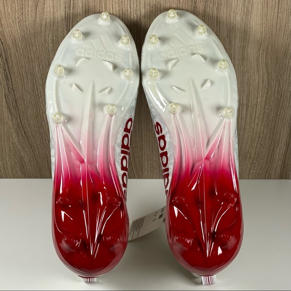 Adidas Adizero Reign Young king FU6708 Men’s Football Cleats Red White Floral - Picture 9 of 9